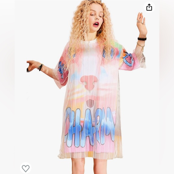 Elf Sack T Shirt Dress size Medium NWT - Picture 1 of 8